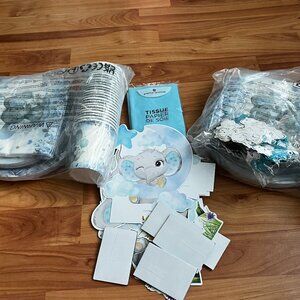 Baby Elephant Party Decorations Bundle